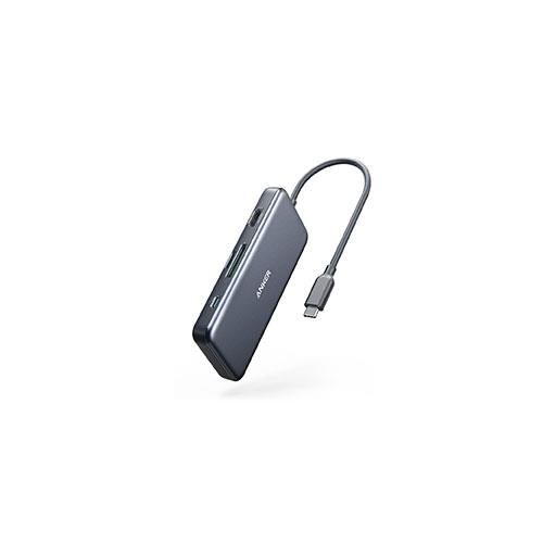 هاب تایپ سی انکر 5 کاره 100 واتی مدل Anker a8355h11